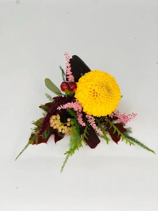 Autumn Grooms Boutonniere