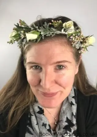 Flower Girl White Hair Circlet