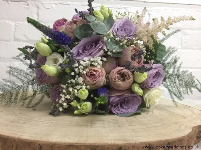 Bridesmaid Handtied with Roses Gyp Veronica Astibe and Lissi