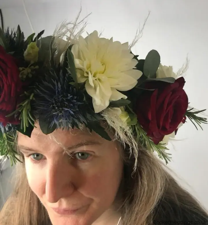 Bride Large Flower Crown