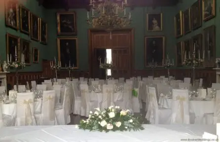 View of the Room at Knowsley Hall from the Top Table
