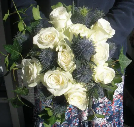 Rose and Thistle Bouquet