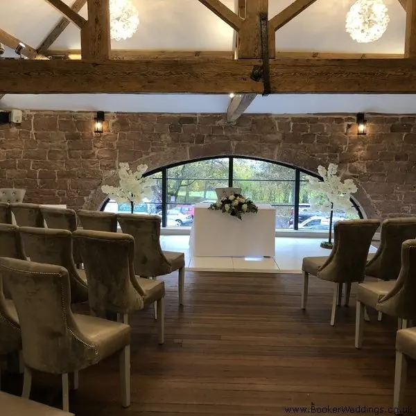 Blue and White Wedding Flowers at Allerton Manor