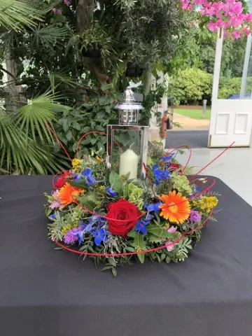 Bright Wedding Flowers at the Palm House8