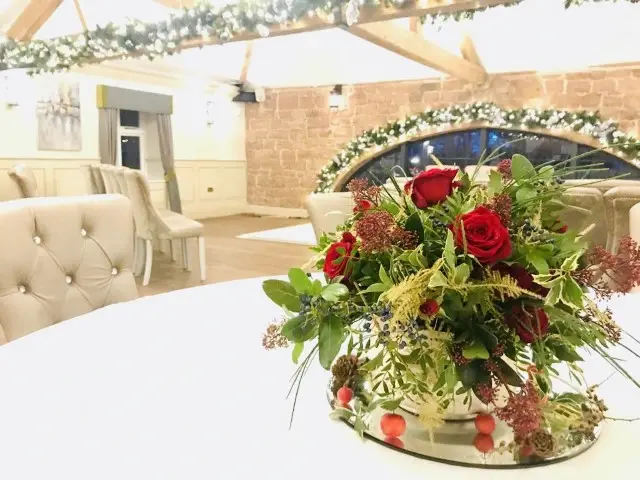 Christmas Wedding Flowers at Allerton Manor 1