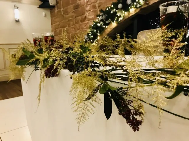 Christmas Wedding Flowers at Allerton Manor 2