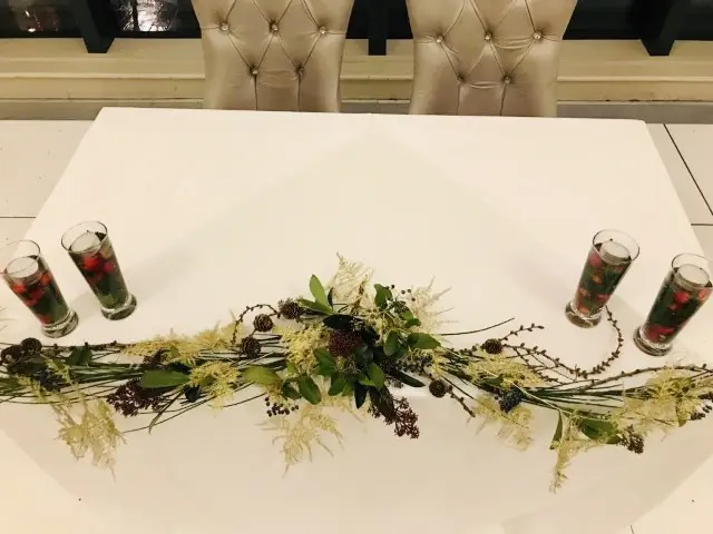 Christmas Wedding Flowers at Allerton Manor 7