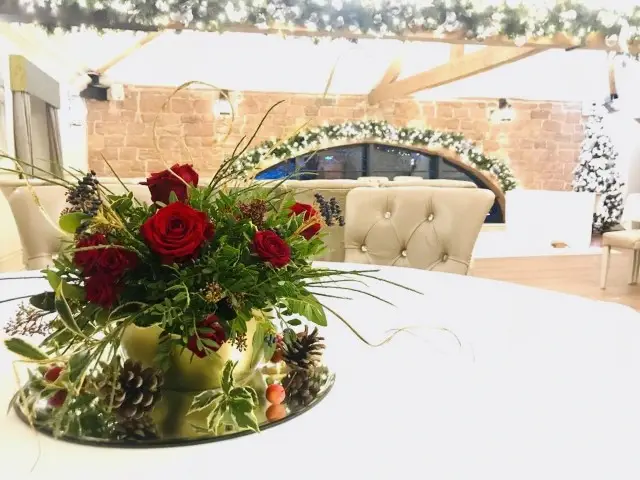 Christmas Wedding Flowers at Allerton Manor 9