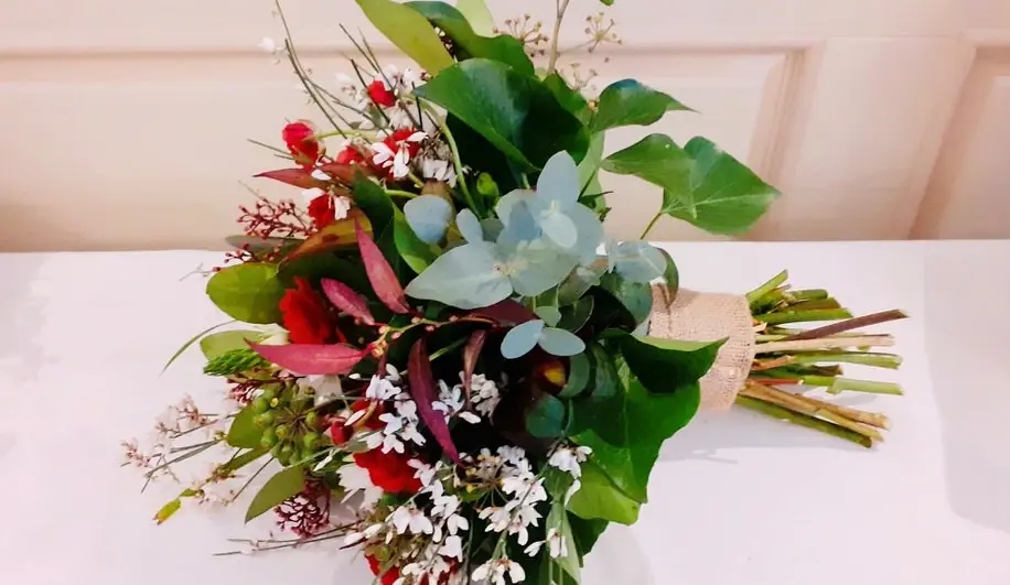 Rustic Bride Bouquet at Allerton Manor