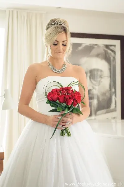 Wedding photo shoot at Hard Days Night Liverpool, featuring flowers from Booker Weddings, Liverpool Florists18