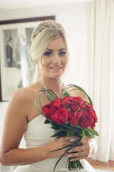 Wedding photo shoot at Hard Days Night Liverpool, featuring flowers from Booker Weddings, Liverpool Florists20