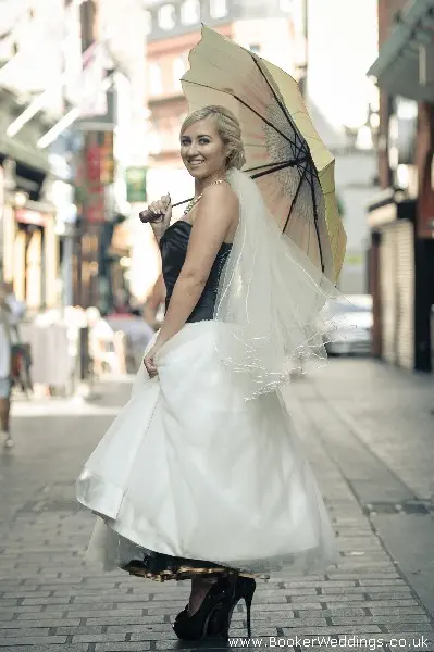 Wedding photo shoot at Hard Days Night Liverpool, featuring flowers from Booker Weddings, Liverpool Florists26
