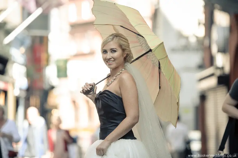 Wedding photo shoot at Hard Days Night Liverpool, featuring flowers from Booker Weddings, Liverpool Florists27