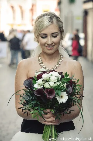 Wedding photo shoot at Hard Days Night Liverpool, featuring flowers from Booker Weddings, Liverpool Florists30