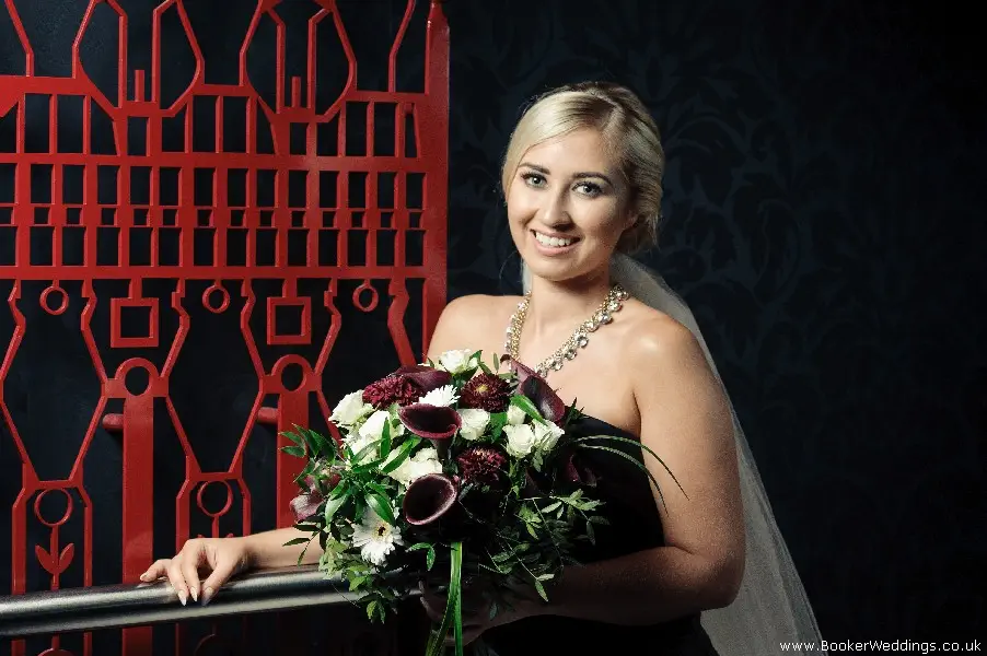 Wedding photo shoot at Hard Days Night Liverpool, featuring flowers from Booker Weddings, Liverpool Florists33