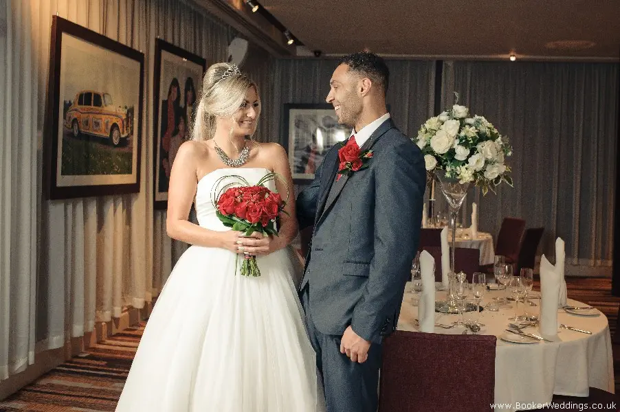 Wedding photo shoot at Hard Days Night Liverpool, featuring flowers from Booker Weddings, Liverpool Florists37