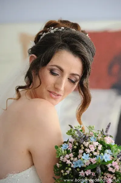 Wedding photo shoot at Hilton Hotel Liverpool, featuring flowers from Booker Weddings, Liverpool Florists11