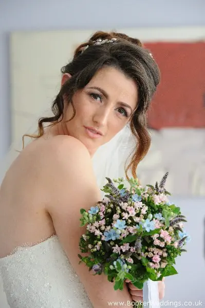Wedding photo shoot at Hilton Hotel Liverpool, featuring flowers from Booker Weddings, Liverpool Florists12