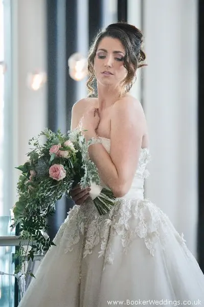 Wedding photo shoot at Hilton Hotel Liverpool, featuring flowers from Booker Weddings, Liverpool Florists18