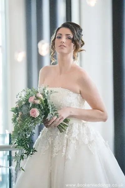 Wedding photo shoot at Hilton Hotel Liverpool, featuring flowers from Booker Weddings, Liverpool Florists19