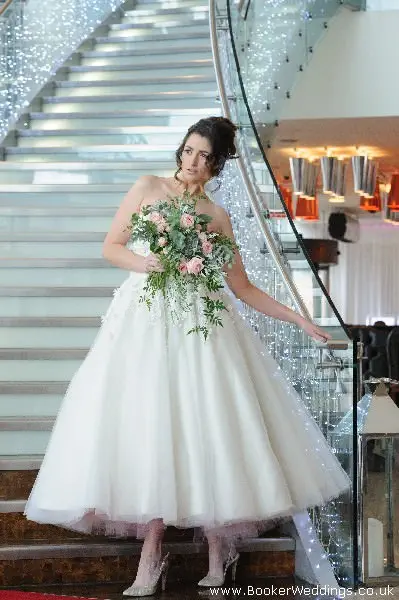 Wedding photo shoot at Hilton Hotel Liverpool, featuring flowers from Booker Weddings, Liverpool Florists28