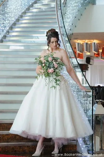 Wedding photo shoot at Hilton Hotel Liverpool, featuring flowers from Booker Weddings, Liverpool Florists29