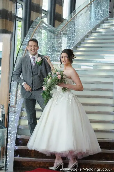 Wedding photo shoot at Hilton Hotel Liverpool, featuring flowers from Booker Weddings, Liverpool Florists33