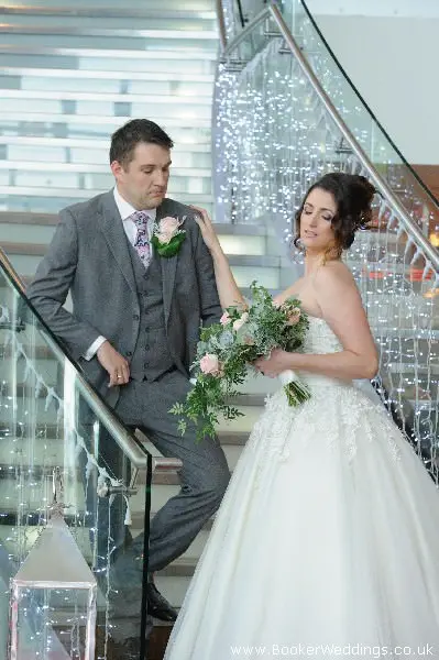 Wedding photo shoot at Hilton Hotel Liverpool, featuring flowers from Booker Weddings, Liverpool Florists34