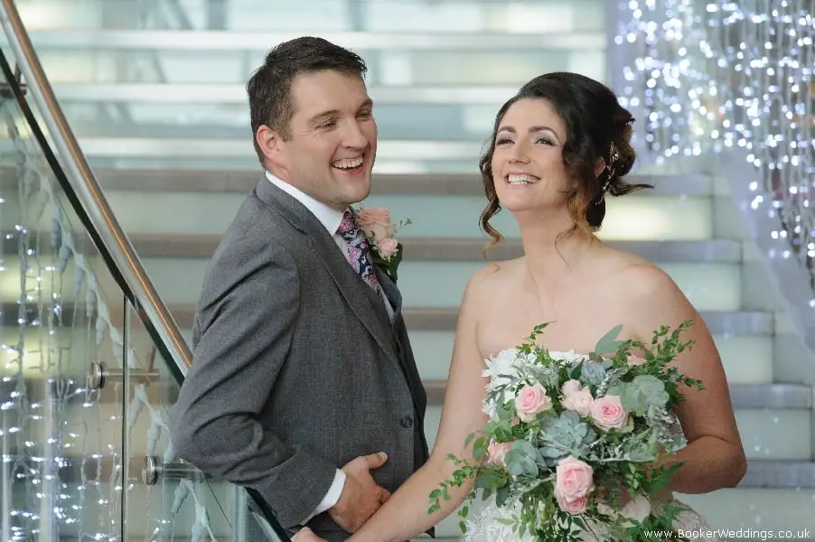 Wedding photo shoot at Hilton Hotel Liverpool, featuring flowers from Booker Weddings, Liverpool Florists37