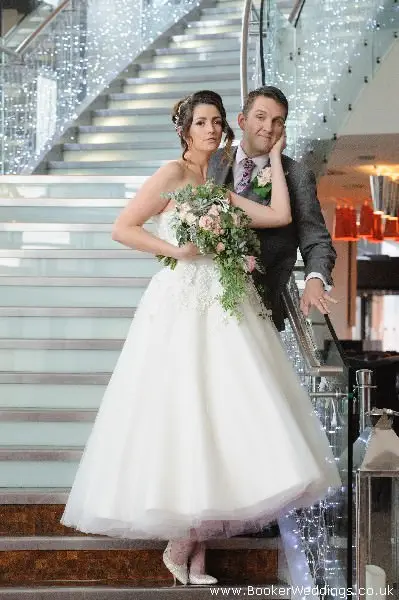 Wedding photo shoot at Hilton Hotel Liverpool, featuring flowers from Booker Weddings, Liverpool Florists40