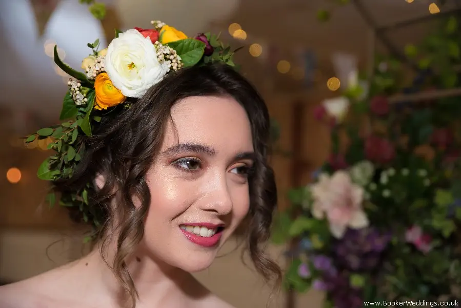 Wedding photo shoot at Wellbeing Farm, Bolton, featuring flowers from Booker Weddings, Liverpool Florists13