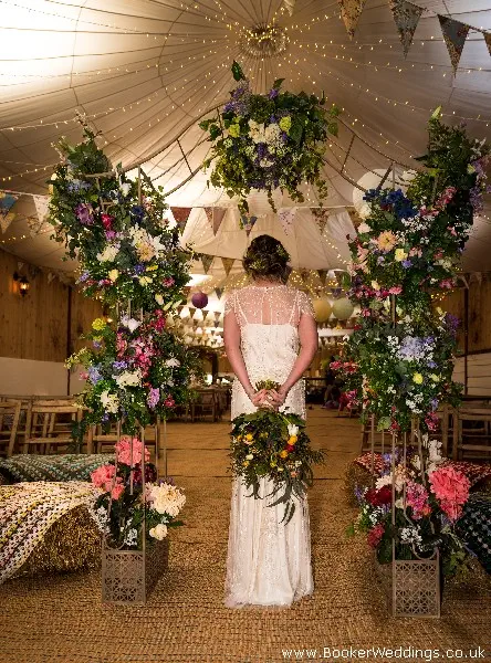 Wedding photo shoot at Wellbeing Farm, Bolton, featuring flowers from Booker Weddings, Liverpool Florists2